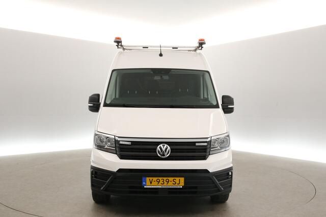 Volkswagen CRAFTER 35 2.0 TDI L3H3 177PK 3500KG Trekgew. Werkbus Airco Camera Carplay Cruise 3 Persoons Imperiaal Trekhaak