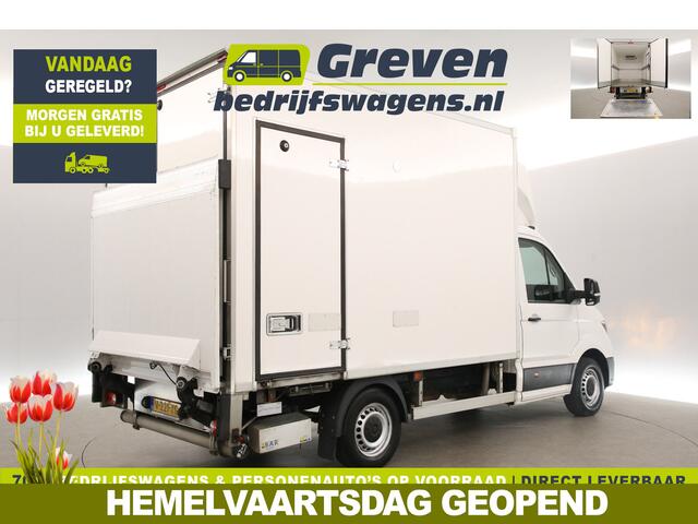 Volkswagen CRAFTER 35 2.0 TDI Bakwagen 141PK | NACHTKOELING | DSG Automaat Koelwagen Laadklep Laadbak Zijdeur Koelauto Airco Cruise Navi 3 Persoons
