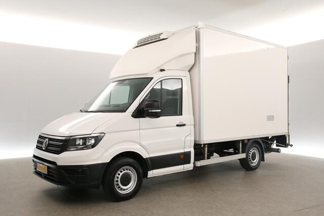 Volkswagen CRAFTER 35 2.0 TDI Bakwagen 141PK | NACHTKOELING | DSG Automaat Koelwagen Laadklep Laadbak Zijdeur Koelauto Airco Cruise Navi 3 Persoons