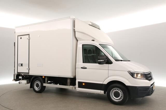 Volkswagen CRAFTER 35 2.0 TDI Bakwagen 141PK | NACHTKOELING | DSG Automaat Koelwagen Laadklep Laadbak Zijdeur Koelauto Airco Cruise Navi 3 Persoons