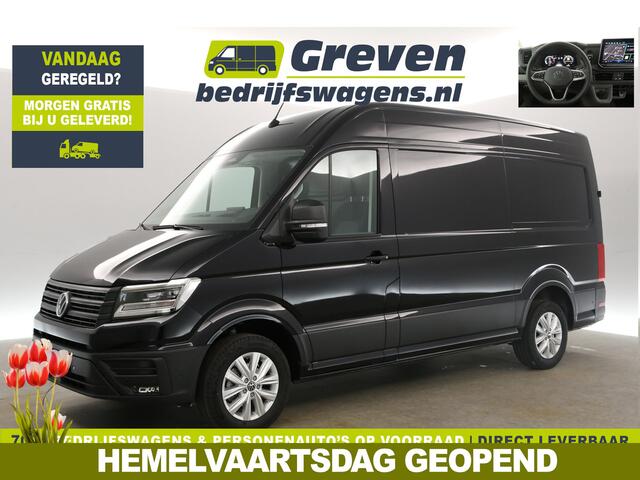 Volkswagen CRAFTER 2.0 TDI DSG HIGHLINE EXCLUSIVE L3H3 | FACELIFT MODEL | BPM VRIJ | NIEUW 3000KG TREKHAAK VIRTUAL ADAPTIVE CRUISE LED 140PK CARPLAY 17"LMV