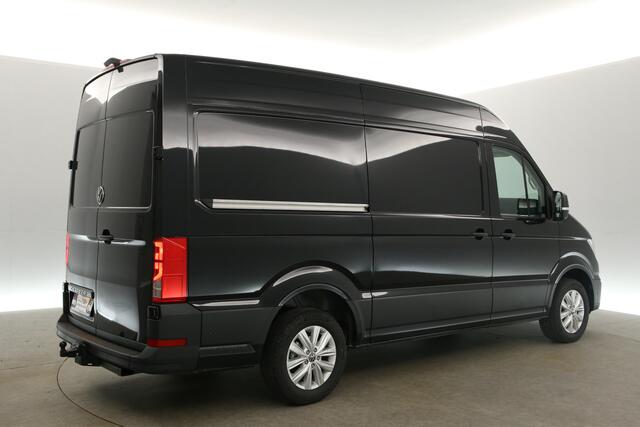 Volkswagen CRAFTER 2.0 TDI DSG HIGHLINE EXCLUSIVE L3H3 | FACELIFT MODEL | BPM VRIJ | NIEUW 3000KG TREKHAAK VIRTUAL 2XSCHUIFDEUR ADAPTIVE CRUISE LED 140PK CARPLAY 17"LMV