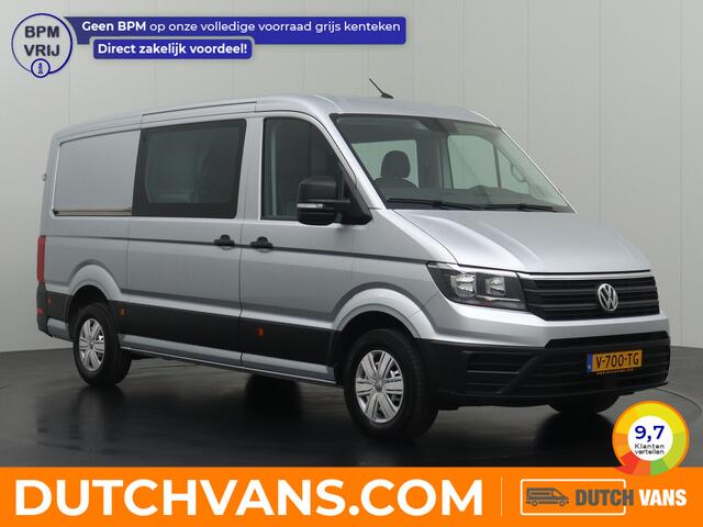 Volkswagen CRAFTER 2.0TDI 140PK L3H2 Dubbele Cabine | 7-Persoons | Airco | Cruise | Leder | Trekhaak