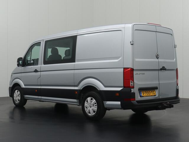 Volkswagen CRAFTER 2.0TDI 140PK L3H2 Dubbele Cabine | 7-Persoons | Airco | Cruise | Leder | Trekhaak