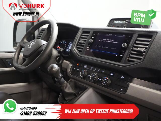 Volkswagen CRAFTER 35 2.0 TDI 180 pk L4H3 BPM VRIJ! RWD Tacho/ 270gr deuren/ 3.5T trekverm./ Navi/ Carplay/ Climate/ Camera/ Cruise/ Trekhaak