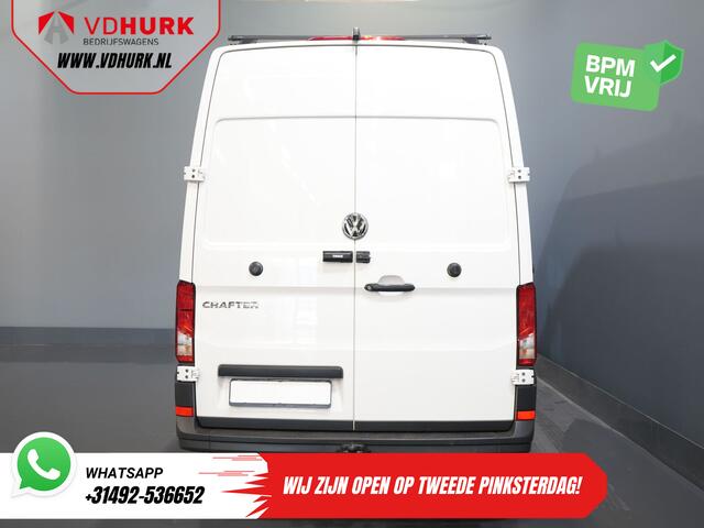 Volkswagen CRAFTER 35 2.0 TDI 180 pk L4H3 BPM VRIJ! RWD Tacho/ 270gr deuren/ 3.5T trekverm./ Navi/ Carplay/ Climate/ Camera/ Cruise/ Trekhaak