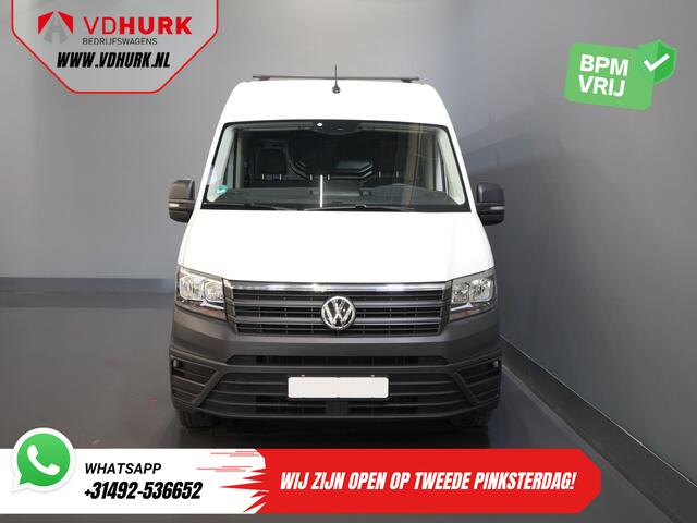 Volkswagen CRAFTER 35 2.0 TDI 180 pk L4H3 BPM VRIJ! RWD Tacho/ 270gr deuren/ 3.5T trekverm./ Navi/ Carplay/ Climate/ Camera/ Cruise/ Trekhaak