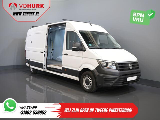 Volkswagen CRAFTER 35 2.0 TDI 180 pk L4H3 BPM VRIJ! RWD Tacho/ 270gr deuren/ 3.5T trekverm./ Navi/ Carplay/ Climate/ Camera/ Cruise/ Trekhaak
