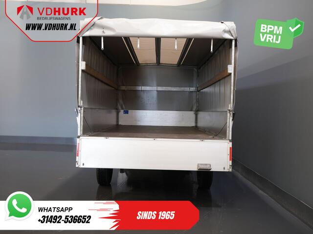 Volkswagen CRAFTER 35 2.0 TDI 180 pk DSG Aut. BPM VRIJ! 430x203 Open laadbak/ Schuifzeil/ Huif/ Climate/ Adapt. Cruise/ Camera/ Carplay