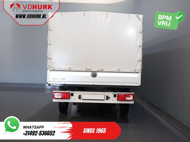 Volkswagen CRAFTER 35 2.0 TDI 180 pk DSG Aut. BPM VRIJ! 430x203 Open laadbak/ Schuifzeil/ Huif/ Climate/ Adapt. Cruise/ Camera/ Carplay