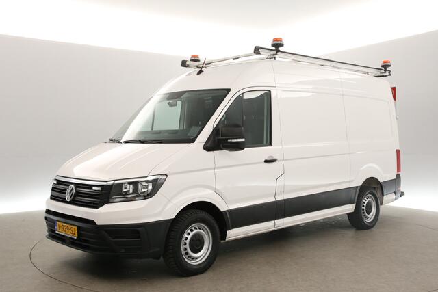 Volkswagen CRAFTER 35 2.0 TDI L3H3 177PK 3500KG Trekgew. Werkbus Airco Camera Carplay Cruise 3 Persoons Imperiaal Trekhaak
