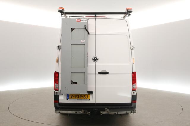 Volkswagen CRAFTER 35 2.0 TDI L3H3 177PK 3500KG Trekgew. Werkbus Airco Camera Carplay Cruise 3 Persoons Imperiaal Trekhaak