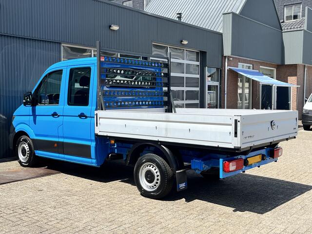 Volkswagen CRAFTER 35 2.0 TDI DC Airco Cruise controle Euro 6 laadbak Voorruit verwarming 6-persoons Open laadbak Pick-up p-up Bakwagen 1e eigenaar