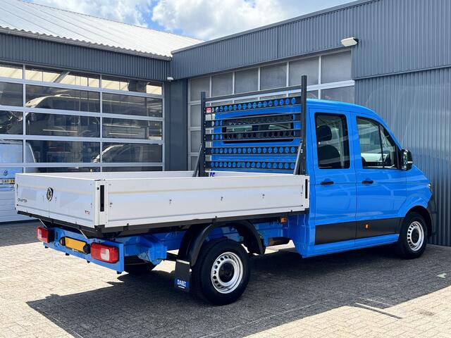 Volkswagen CRAFTER 35 2.0 TDI DC Airco Cruise controle Euro 6 laadbak Voorruit verwarming 6-persoons Open laadbak Pick-up p-up Bakwagen 1e eigenaar