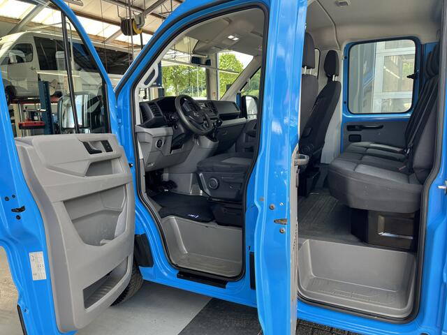 Volkswagen CRAFTER 35 2.0 TDI DC Airco Cruise controle Euro 6 laadbak Voorruit verwarming 6-persoons Open laadbak Pick-up p-up Bakwagen 1e eigenaar
