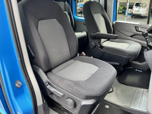 Volkswagen CRAFTER 35 2.0 TDI DC Airco Cruise controle Euro 6 laadbak Voorruit verwarming 6-persoons Open laadbak Pick-up p-up Bakwagen 1e eigenaar