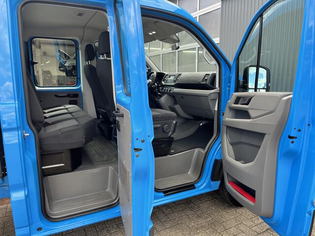 Volkswagen CRAFTER 35 2.0 TDI DC Airco Cruise controle Euro 6 laadbak Voorruit verwarming 6-persoons Open laadbak Pick-up p-up Bakwagen 1e eigenaar