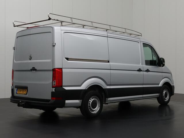 Volkswagen CRAFTER 2.0TDI 177PK L3H2 | 2xSchuifdeur | Imperiaal | Trekhaak | Navigatie | Airco | Cruise | Betimmering | 3-Persoons