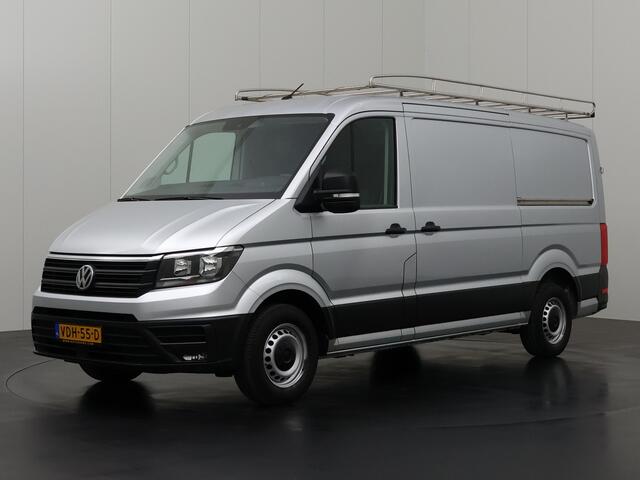 Volkswagen CRAFTER 2.0TDI 177PK L3H2 | 2xSchuifdeur | Imperiaal | Trekhaak | Navigatie | Airco | Cruise | Betimmering | 3-Persoons