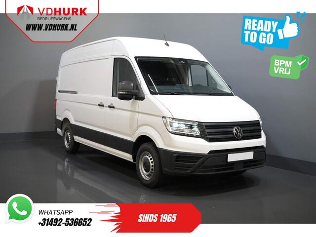 Volkswagen CRAFTER 35 2.0 TDI 140 pk DSG Aut. L3H3 BPM VRIJ! Carplay/ Gev.Stoel/ LED/ Virtual Cockpit/ Camera/ Cruise
