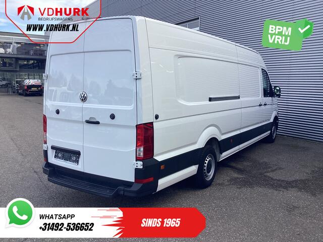 Volkswagen CRAFTER 35 2.0 TDI 140 pk L5H3 BPM VRIJ! 2x Schuifdeuren/ 270 Gr.Deuren/ Carplay/ Camera/ Airco