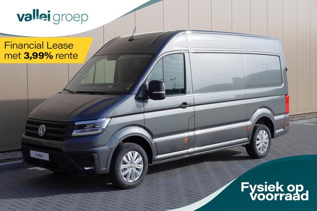 Volkswagen CRAFTER 140PK Exclusive L3H3 GVW 3.5T BPM vrij | Trekhaak | Adaptive Cruise Control | Climatic | Navigatie | Park Assist | Apple CarPlay / Android auto | DAB | 17 inch lichtmetalen velgen