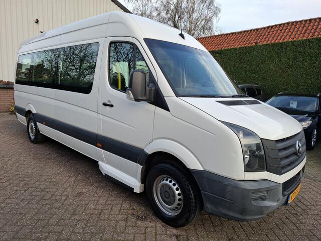 Volkswagen CRAFTER 35 2.0 TDI L3H2 BM 22950.- INCL BTW 9-PERSOONS ROLSTOEL 114PK