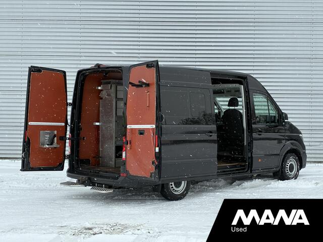 Volkswagen CRAFTER 35 2.0 TDI L3H3 Automaat Trekhaak 2x Treeplank Camera Cruise Standkachel Elektrische schuifdeur