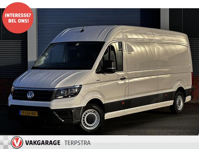 Volkswagen CRAFTER 35 2.0 TDI L4H3 Highline/ D-Riem verv: 151.000 KM!/ Zij-Schuifdeur Rechts/ Trekhaak/ Camera/ Apple + Android/ DAB+/ Navi/ Airco/ Cruise/ Elek. pakket/ Bluetooth/ Armsteun/ Dagrijverl./ Getint glas.