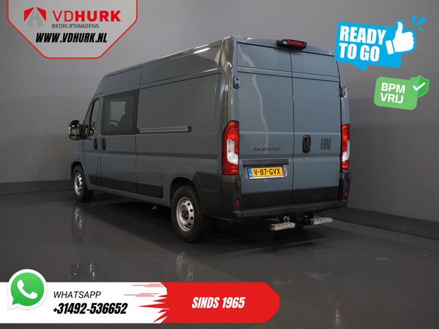 Volkswagen CRAFTER (Fiat Ducato) 2.2 MJ 180 pk Aut. L3H2 DC Dubbel Cabine BPM VRIJ! 6 Pers./ 2x Schuifdeur/ Climate/ 2.5t Trekverm./ Cruise/ Camera/ Trekhaak