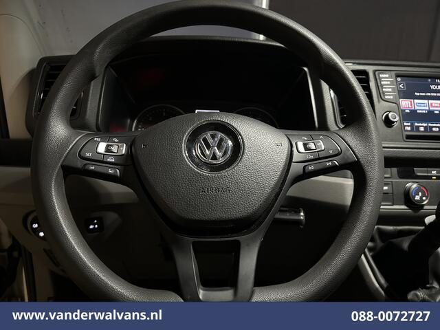 Volkswagen CRAFTER 2.0 TDI 141pk Bakwagen 228cm Hoog Laadklep Euro6 Airco | Apple Carplay | Cruisecontrol | Chauffeursstoel Android Auto, Bijrijdersbank