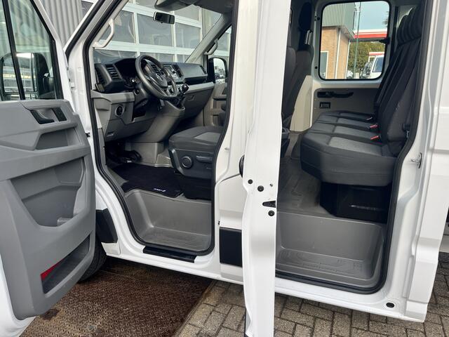 Volkswagen CRAFTER 35 2.0 TDI DC Open laadbak Airco Cruise controle Pick-up Euro 6 Parkeerhulp achter evt 3000kg trekgewicht 6 persoons p-up bakwagen open laadbak Pritsche