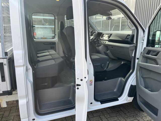 Volkswagen CRAFTER 35 2.0 TDI DC Open laadbak Airco Cruise controle Pick-up Euro 6 Parkeerhulp achter evt 3000kg trekgewicht 6 persoons p-up bakwagen open laadbak Pritsche