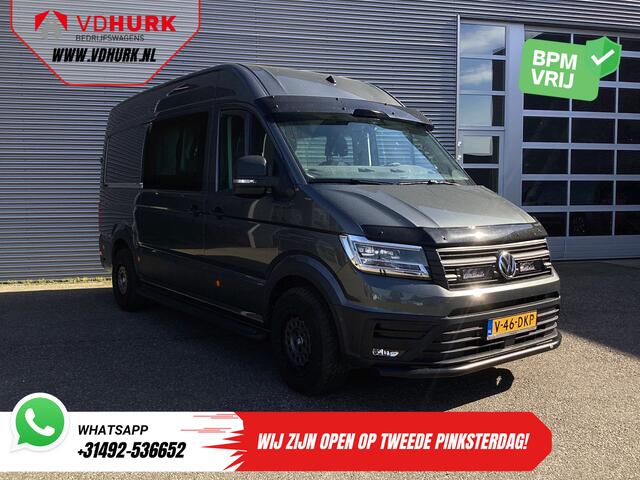 Volkswagen CRAFTER 2.0 TDI 180 pk DSG Aut. L3H3 DC Dubbel Cabine LED/ Adapt.Cruise/ Carplay/ Gev.Stoel/ Airco/ Navi/ Camera/ PDC/ 17"LMV/ Trekhaak