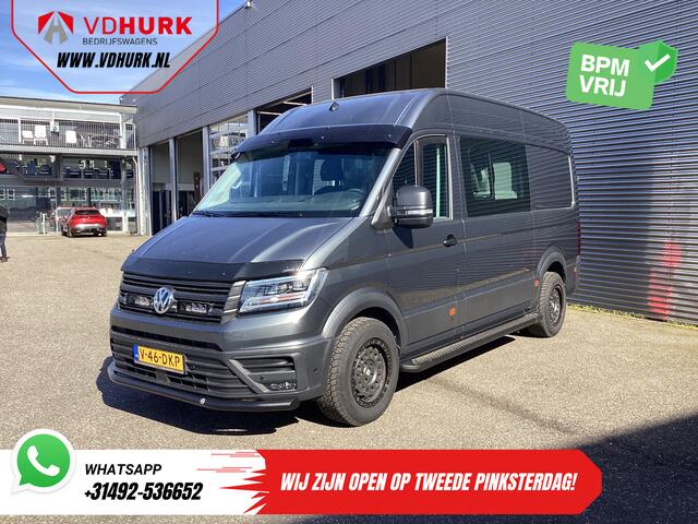 Volkswagen CRAFTER 2.0 TDI 180 pk DSG Aut. L3H3 DC Dubbel Cabine LED/ Adapt.Cruise/ Carplay/ Gev.Stoel/ Airco/ Navi/ Camera/ PDC/ 17"LMV/ Trekhaak