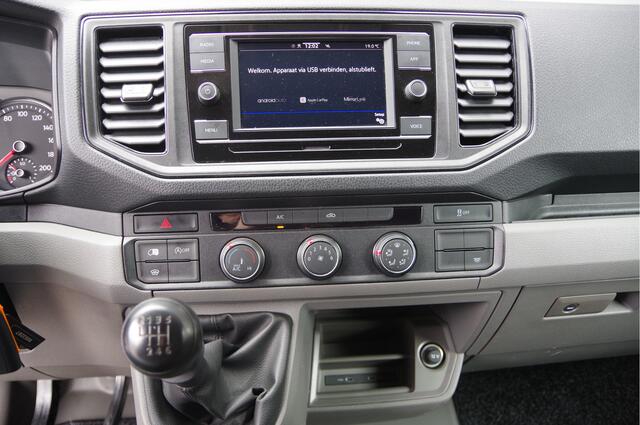 Volkswagen CRAFTER 35 2.0 TDI L3H3 3-ZITS, 177PK, TREKHAAK, CAMERA, ADAPT. CRUISE, VOORRUIT VERWARMING, CARPLAY