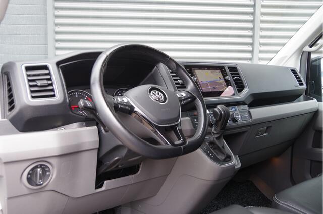 Volkswagen CRAFTER 35 2.0 TDI L3H3 75 EDITION 177PK AUT. LED, LEDER, TREKHAAK, ERGO ACTIVE GEVEERDE STOEL, STUURVERWARMING, STOELVERWARMING, VOORRUITVERWARMING, ADAPT. CRUISE, CAMERA, NAVI, CLIMA, NL AUTO, NAP