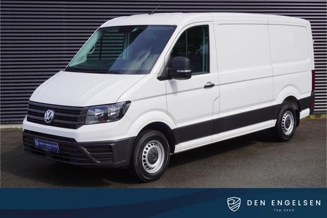 Volkswagen CRAFTER 35 140pk L3H2/L2H1 Cruise control Airco Trekhaak 3-Zits Laadruimte betimmering Bluetooth