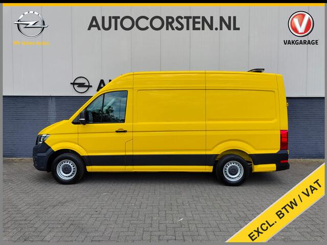 Volkswagen CRAFTER 35 2.0 TDI L3H3 Highline Airco Trekhaak Comfort Plus bestuurdersstoel Cruise Control Camera Pdc Bluetooth Voorruitverwarming Inbouwkasten Omvormer Signaleringsverlichting Betonplex Vloer Wandbetimmering Licht- en regensensor 3.000KG Trekgewicht 1e Eigenaa