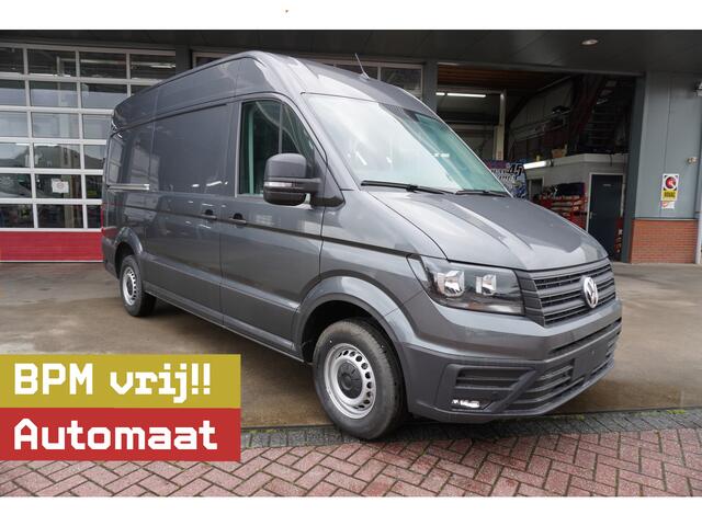 Volkswagen CRAFTER 35 2.0 TDI 141 PK L3H3 Automaat werkplaatsinrichting Nr. V042 | Airco | Cruise | Navi | Betimmering
