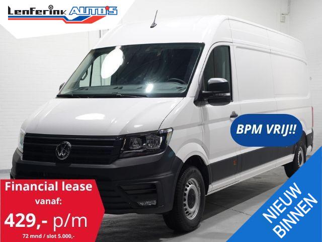 Volkswagen CRAFTER 2.0 TDI 140 pk L4H3 Airco, Cruise Control Geveerde Stoel, PDC V+A, 3-Zits, Nieuw ongebruikt
