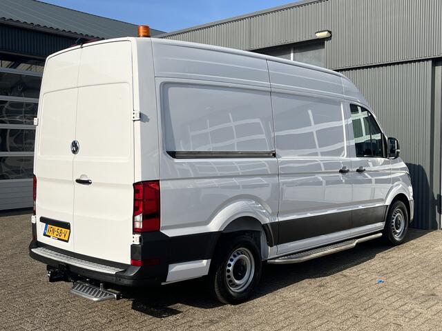 Volkswagen CRAFTER 35 2.0 TDI L3H3/L2H2 Trekhaak 3500kg trekgewicht Airco Cruise controle Kastinrichting Omvormer Apple carplay Navigatie Parkeersensoren voor en achter Euro 6 Bpm vrij!!