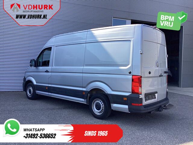 Volkswagen CRAFTER 2.0 TDI 140 pk DSG Aut. L3H3 LED/ 270Gr.deuren/ Gev.Stoel/ Massage/ Standkachel/ Carplay/ Camera/ PDC/ Cruise/ Trekhaak/ Airco