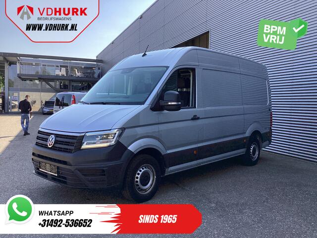Volkswagen CRAFTER 2.0 TDI 140 pk DSG Aut. L3H3 LED/ 270Gr.deuren/ Gev.Stoel/ Massage/ Standkachel/ Carplay/ Camera/ PDC/ Cruise/ Trekhaak/ Airco