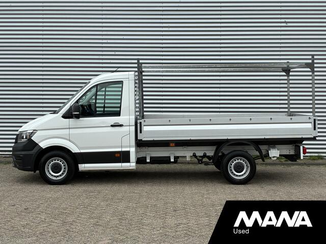 Volkswagen CRAFTER 35 2.0 TDI L3 140pk Automaat Airco Navi Lederen Bekleding Open Laadbak