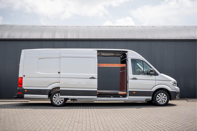 Volkswagen CRAFTER 2.0 TDI XL L5H3 | 177 PK | Rijplaten | Automaat | LED | Camera | Carplay | Schuifdeur L+R | PDC | Trekhaak