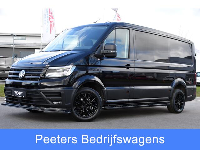 Volkswagen CRAFTER 35 2.0 TDI L3H2 DC Black Edition Cruise, Camera, Carplay, LED, Clima, Standkachel, Automaat, Stuurvervewarming, Uniek!