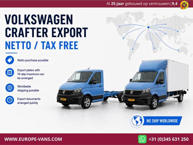 Volkswagen CRAFTER 35 2.0 TDI E6 Bakwagen met achterdeuren 2-Persoons 04-2021