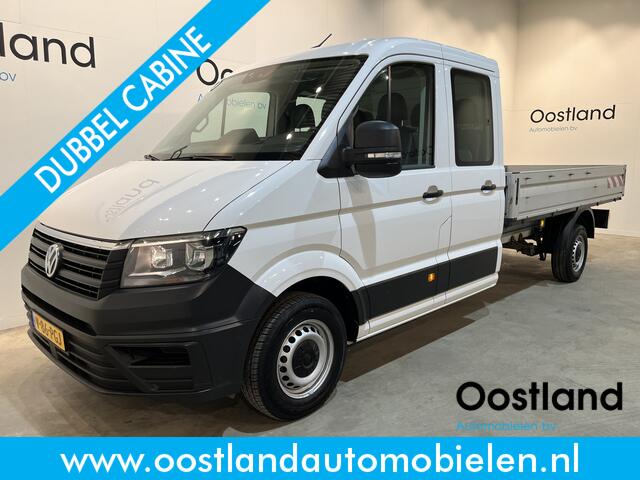 Volkswagen CRAFTER 35 2.0 TDI L4 DC Dubbel Cabine RWD 140 PK Open Laadbak / Euro 6 / Trekhaak 3.000 KG / Airco / Camera / CarPlay / Navigatie