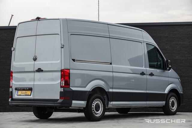 Volkswagen CRAFTER L3H3 | 2.0Tdi 140Pk Aut. | Nieuw Model | Stoel-Stoel | Achteruitrijcamera | LED | 17'' | Oyster Silver